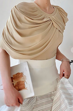 Load image into Gallery viewer, Drape Pleated Tunic Top

