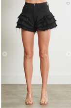 Load image into Gallery viewer, Denim Ruffled Shorts
