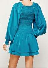 Load image into Gallery viewer, Mini Dress with Balloon Sleeves
